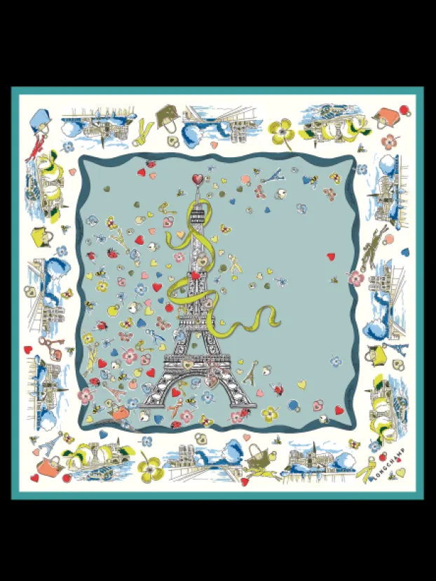 Discount Carré De Soie 50 Tour Equestre Foulards/etoles
