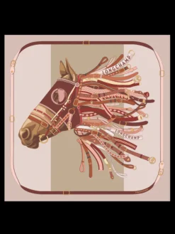 Cheap Carré De Soie Tête De Cheval Foulards/etoles