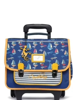 Best Sale Cartable À Roulettes 2 Compartiments Retro Enfant Pour Enfants|Cartable Scolaire
