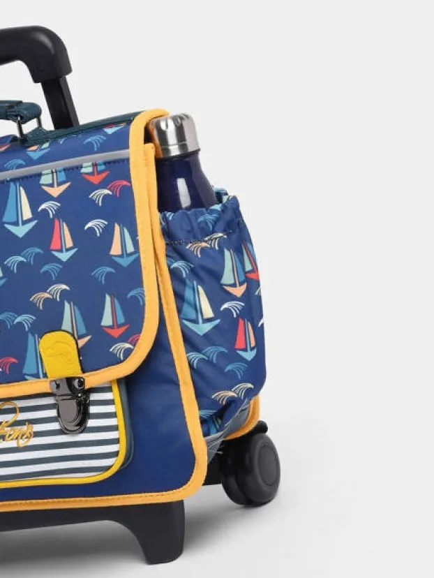 Best Sale Cartable À Roulettes 2 Compartiments Retro Enfant Pour Enfants|Cartable Scolaire