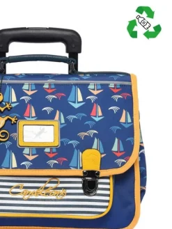 Best Sale Cartable À Roulettes 2 Compartiments Retro Enfant Pour Enfants|Cartable Scolaire