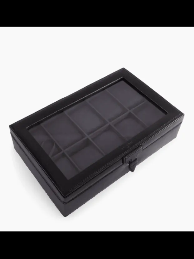 Store Coffret 10 Montres Vitré Coffrets À Bijoux