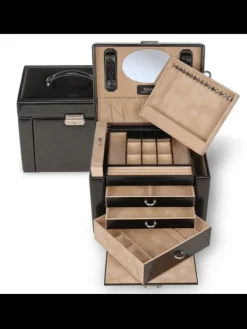 Discount Coffret Bijoux Saffiano Coffrets À Bijoux