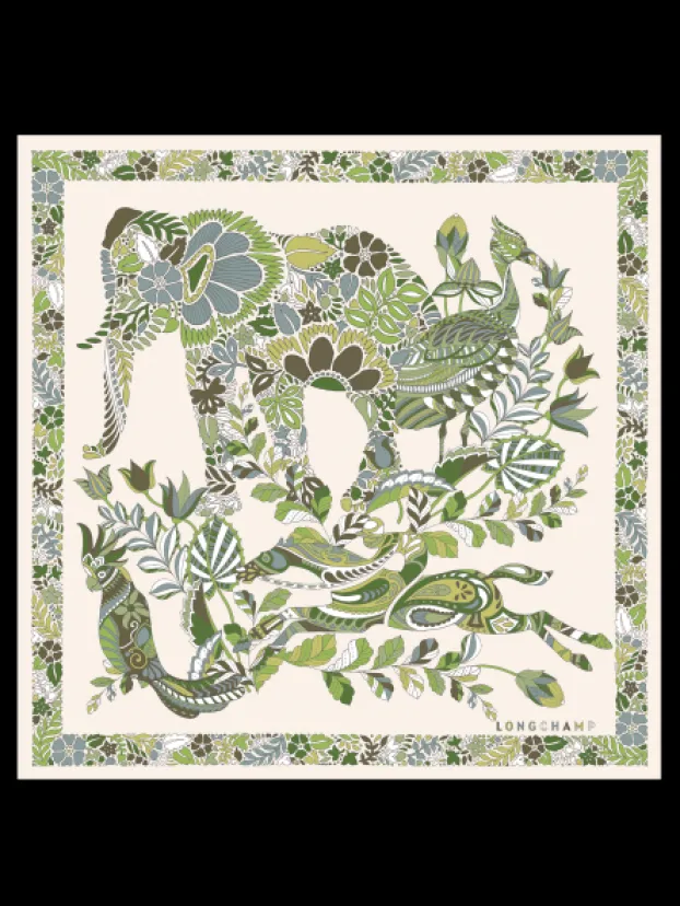 Best Sale Forêt Carré De Soie 50X50Cm Foulards/etoles