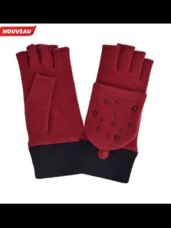 New Mitaine Femme En Laine Gants