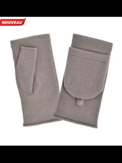 Clearance -Laine-Mitaine Capuche Gants