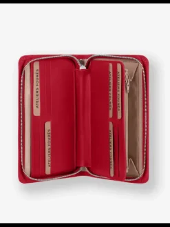 Cheap Grand Porte Monnaie Zippé Perséphone Porte-monnaie
