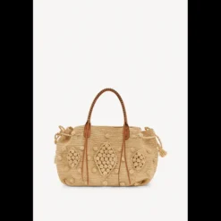 Discount Gérard Darel-24 Gd Raphia-Cabas 24 Heures Sacs À Mains