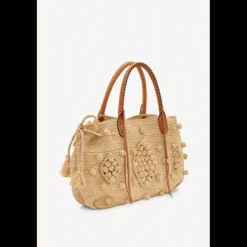 Discount Gérard Darel-24 Gd Raphia-Cabas 24 Heures Sacs À Mains