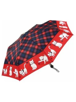 Shop Le Parapluie Français-Chats Écossais Pliant Auto Parapluies