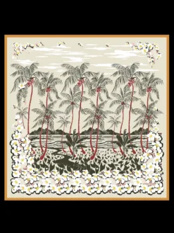 Shop - Carré De Soie- Fleurs Hawaiennes Foulards/etoles