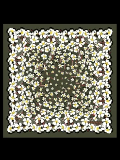 Discount - Fleurs Hawaiennes- Carré De Sois Foulards/etoles