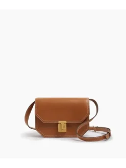 Fashion Petit Sac Bandoulière En Cuir Lisse Rose Sacs À Mains