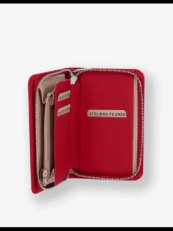 New Portefeuille En Cuir Lisse Persephone Porte-monnaie