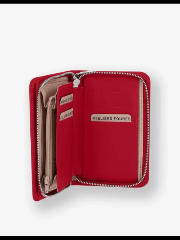 New Portefeuille En Cuir Lisse Persephone Porte-monnaie