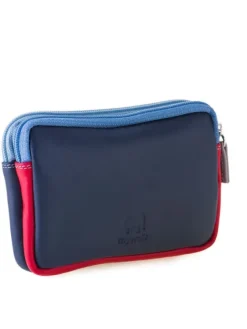 Outlet Porte-Monnaie À Double Zip En Cuir Petit Format Porte-monnaie