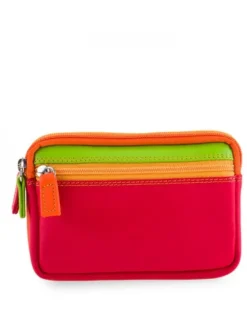 Discount Porte-Monnaie À Double Zip En Cuir Petit Format Porte-monnaie