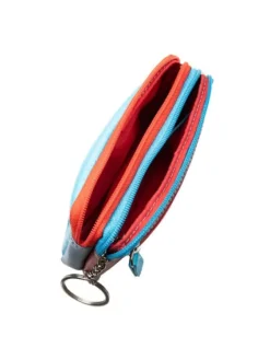 Outlet Porte-Monnaie À Double Zip En Cuir Petit Format Porte-monnaie